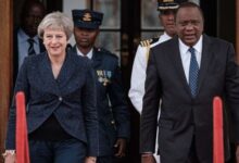 Then British Prime Minster Theresa May signed a deal with President Uhuru Kenyatta that led to the return of the funds