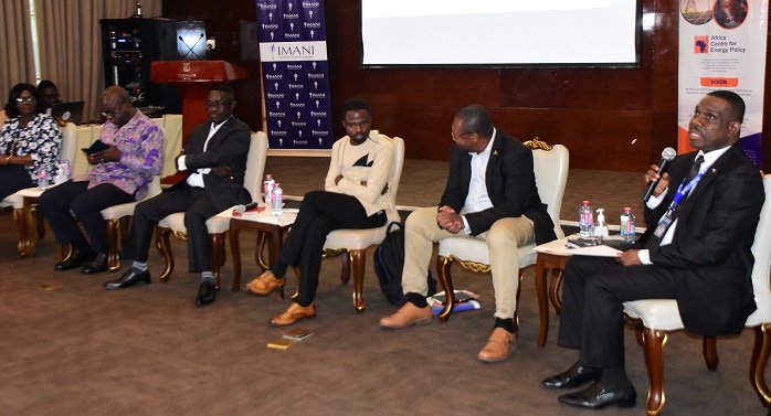 Dr Eric Oduro Osae(right) among other panelists speaking at the forum