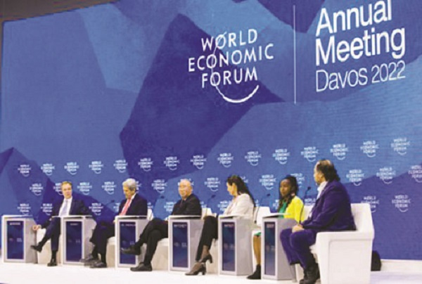 • World leaders at the World Economic Forumgathering