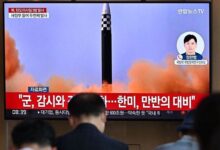 • A North Korean missile test