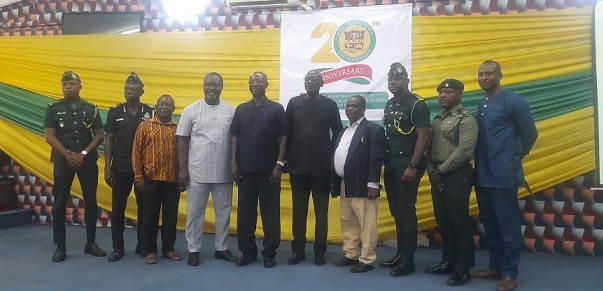 Dr. Samuel Donkor (5th from left) in a group picture with some invited guests