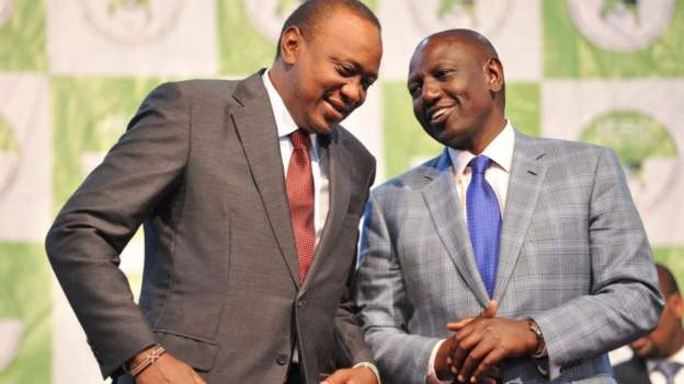 Mr Ruto (right) and Mr Kenyatta (left) formed a marriage of convenience in 2013 that saw them elected twice but then turned sour