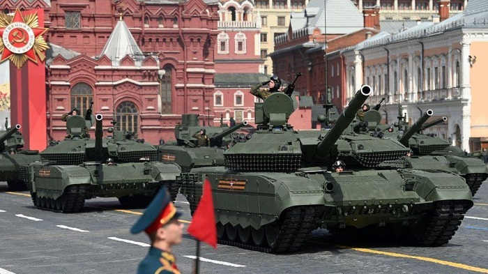 Russian T-90M and T-14 Armata tanks were part of the Victory Day parade in Moscow