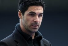 Arsenal manager Mikel Arteta at the end of the Premier League match at St James' Park, Newcastle upon Tyne. Issue date: Sunday May 2, 2021.