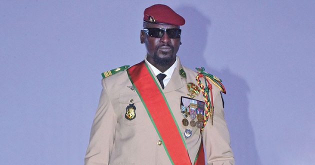 Guinea Interim President Col Mamady Doumbouya