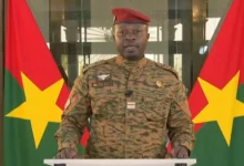 Interim President of Burkina Faso Lt Col Paul-Henti Damiba