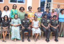 Dr George Akuffo Dampare(seated middle)with executives of POLAS and other senior police officers Photo Anita Nyarko-Yirenkyi (2)