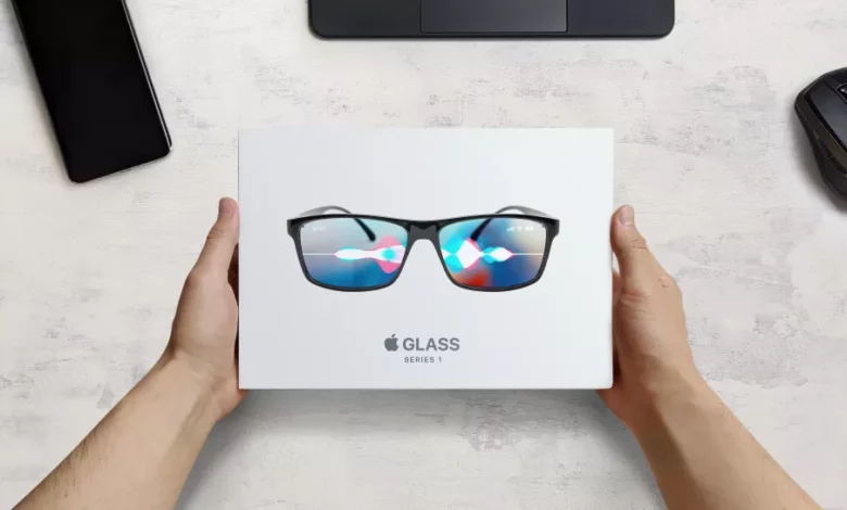 A mockup box of the Apple AR glasses (Image credit: Shutterstock / Mr.Mikla)