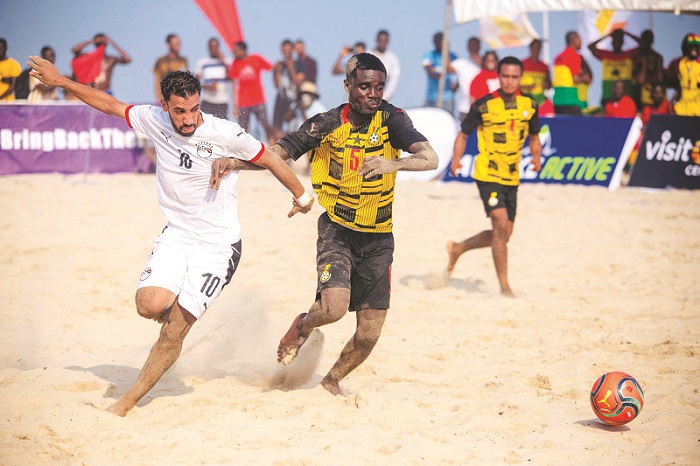 Beach soccer: Black Sharks win 6-5 against Egypt thumbnail