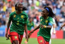 • Cameroon players celebrate hard-fought win over Bostwana