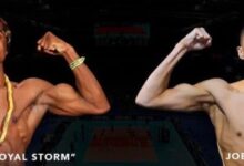 Dogboe (left) and Gonzalez square off tonight