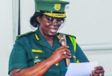 Deputy Comptroller General of GIS Mrs Asare