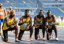 • Ghana's relay athletics team
