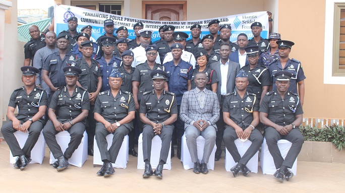 DCOP Dr Ernest Owusu(seated middle)with the participants Photo Anita Nyarko-Yirenkyi