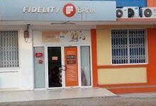 • Front view of Fidelity Bank