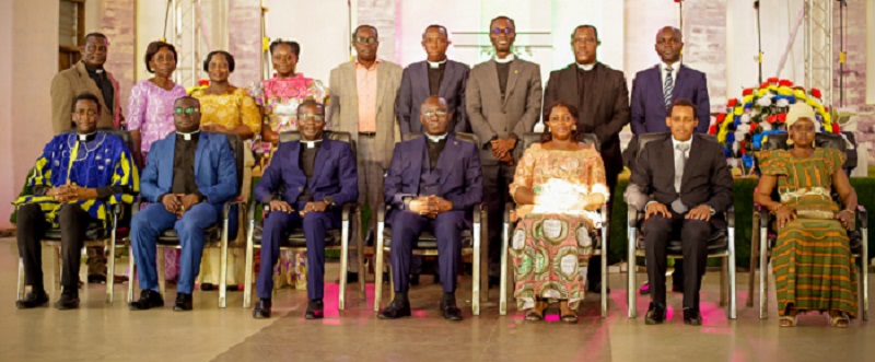 Probationary Overseer Diallo (second from right) with other ministers