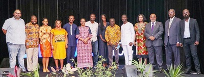 Dr Lusigi (sixth from left) with other participants