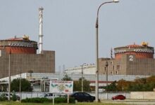 The Russian-occupied Zaporizhzhia nuclear power plant
