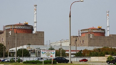 The Russian-occupied Zaporizhzhia nuclear power plant