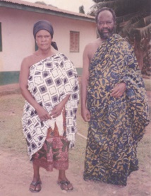 • Nana Agyeiwaa with the writer