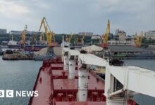 First ship carrying grain has left Ukrainian port under a landmark deal with Russia