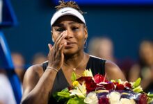 • Serena - Wiping away a tear