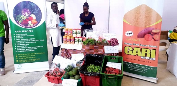 •Some of the products of the SMEs on display