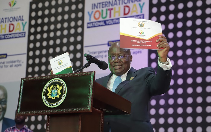 President Akufo-Addo launching the policy