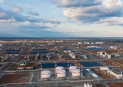 An oil facility