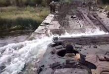Ukraine's armed forces pushed across the river at the weekend