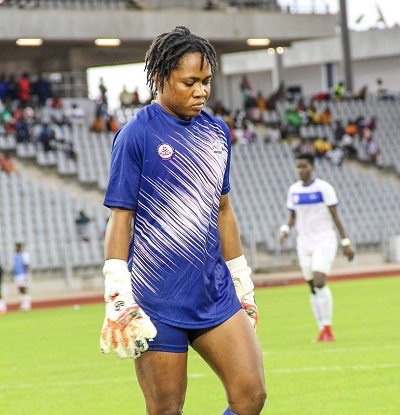 Goalkeeper Safiatu Salifu - Saved Darkoa Ladies