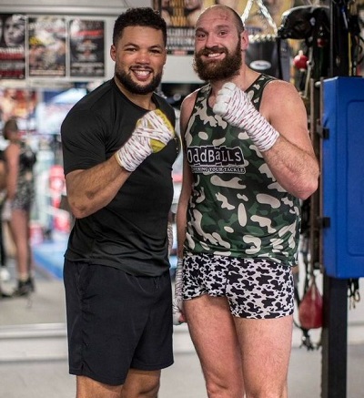 Fury (right) and Joyce could be fighting next year