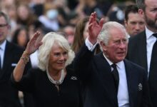 King Charles and Camilla receive a warm welcome