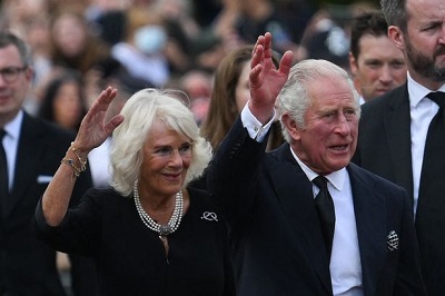 King Charles and Camilla receive a warm welcome