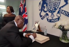 President Akufo-Addo signs book of condolence in honour of Queen