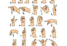 Images of sign language