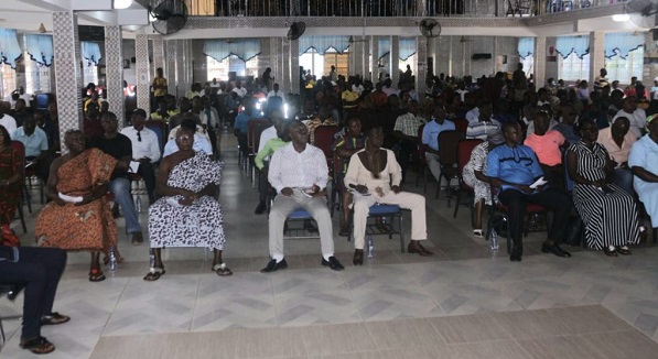 The stakeholders in the townhall meeting