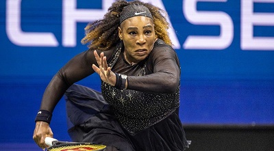 Serena in action