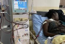 Kiruddu hospital offers dialysis to about 60 patients each day and each patient has to visit at least twice a week