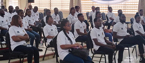 Some of the beneficiaries of the Tullow Tertiary STEM Scholarship Scheme.