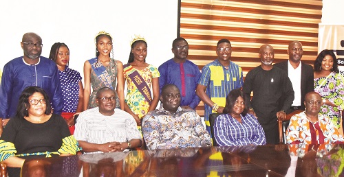 Mr Ekow Sampson(seated second from left) with other dignitaries after the event.Photo Godwin Ofosu-Acheampong