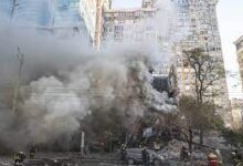 Kyiv was hit by a number of explosions on Monday carried out by drones