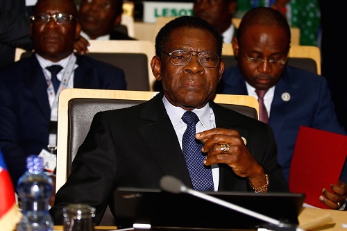 Equatorial Guinea President Teodoro Mbasogo
