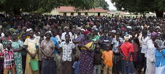 Some of the displaced people in South Sudan