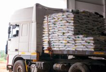 A truck load of fertiliser