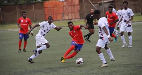 A scene from the Liberty Professionals and Golden Kick game