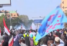 Thousands of demonstrators took to the streets of Khartoum marking the first anniversary of the coup