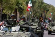 Troops carrying out public security duties in Mexico city