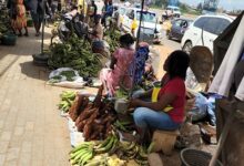Traders at the Mallam market