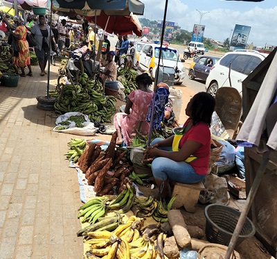 Traders at the Mallam market